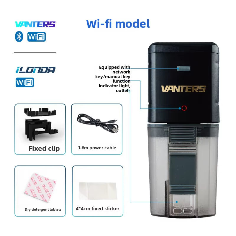 Automatic Fish Feeder Wifi Pet Intelligent Feeder Fish Tank Regular Feeding Goldfish Turtle Aquarium Feeder