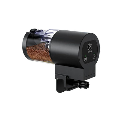 Automatic Fish Feeder for Aquarium,100Ml Capacity Auto Fish Feeders Easy to Set up with Battery