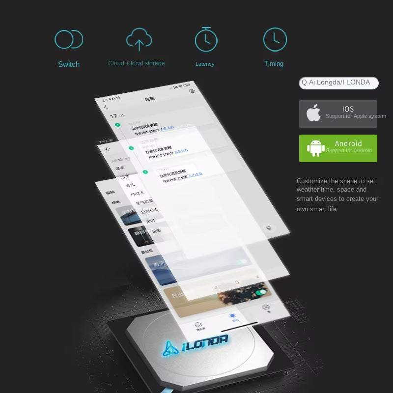 Ilonda Fish Tank Aquarium Wifi Automatic Feeder 170ML Remote Intelligent Feeder Timed Flake Pellet Feed