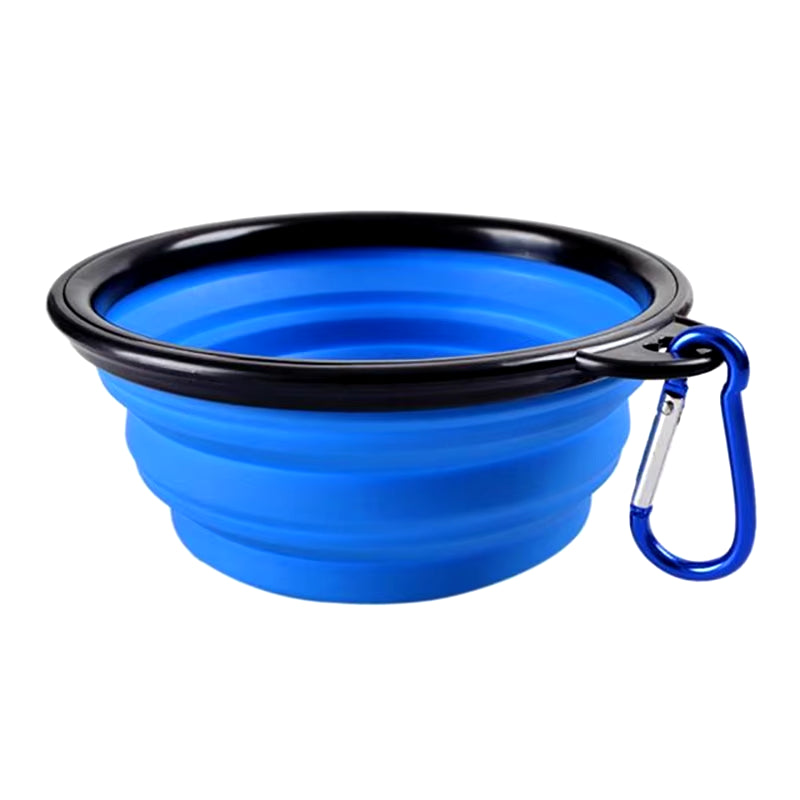 350/1000Ml Large Collapsible Dog Pet Folding Silicone Bowl Outdoor Travel Portable Puppy Food Container Feeder Dish Bowl